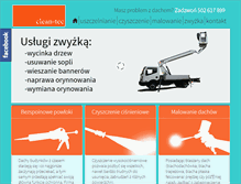 Tablet Screenshot of clean-tec.pl
